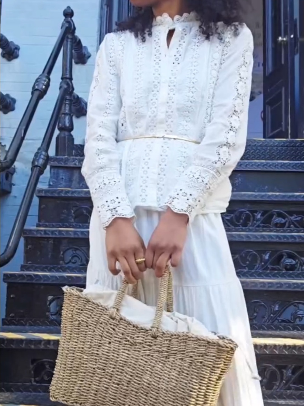 Sezane | Top | RYM Shirt Ecru - Picture 8 of 11